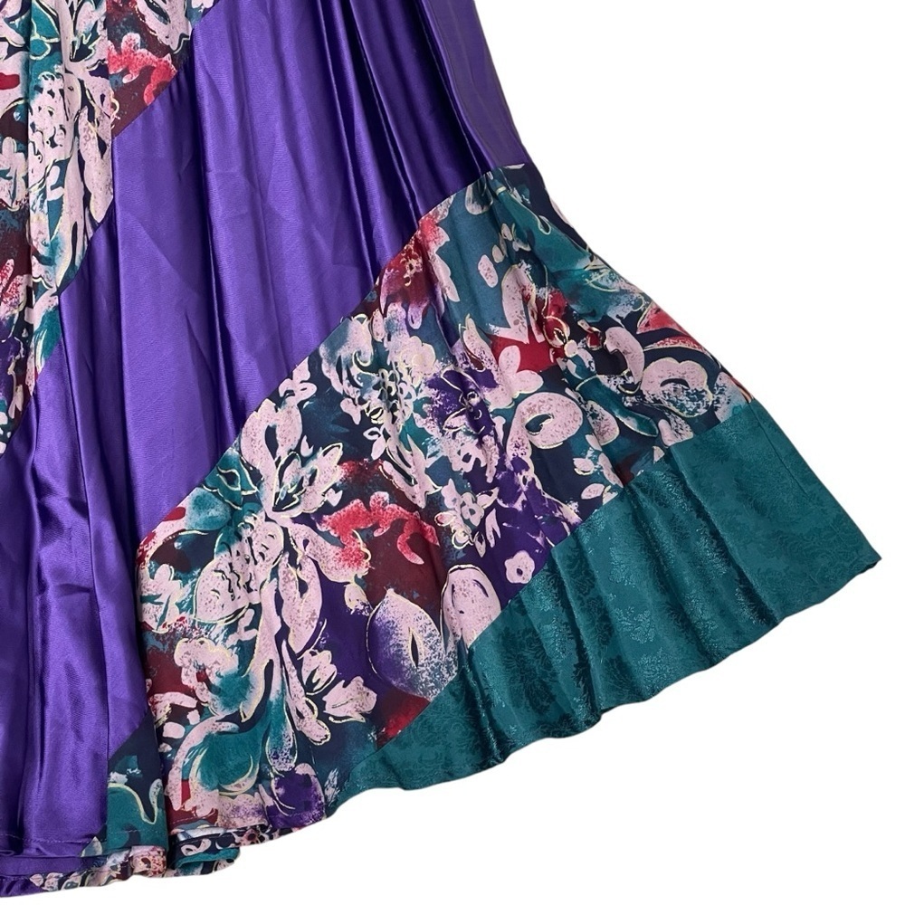 Carole Little Vintage Skirt 12 Midi Pull On Fairycore Romantic Ren Faire Gypsy - Picture 4 of 9